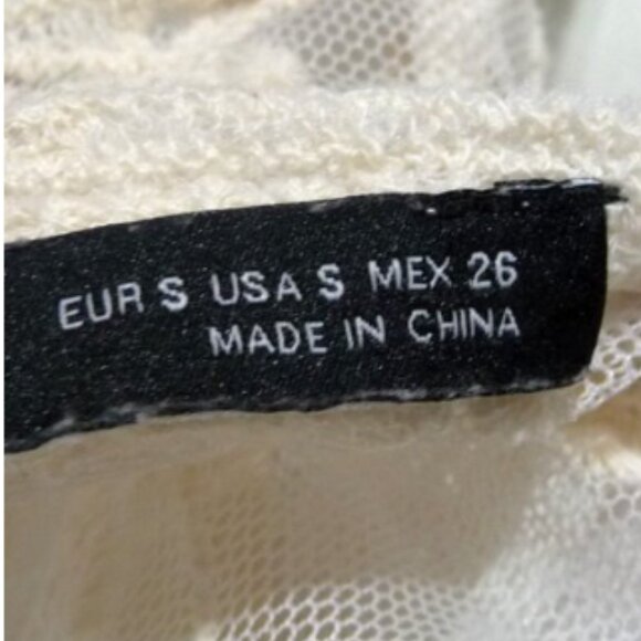 ZARA SIZE SMALL VICTORIAN TULLE EMBROIDERED DRESS - Picture 11 of 12